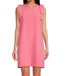NWT Abbey Glass Michelle Sleeveless Bow Shift Dress - Size XXL